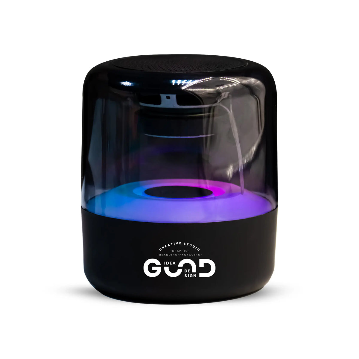 Transparent Bluetooth Speaker with RGB light
