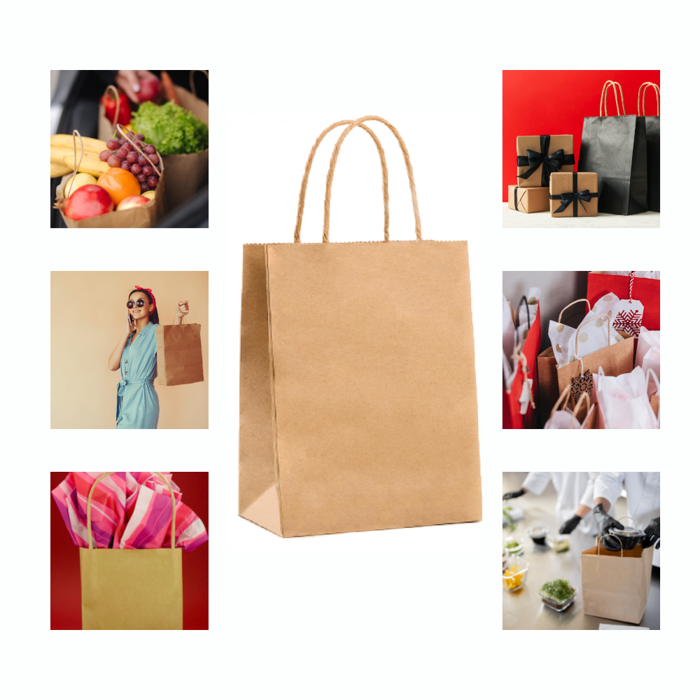 Kraft Paper Bag A3 – custom branded corporate gift, Kaaf Creations UAE