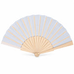 Fabric Hand Fan White