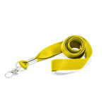 Lanyard with Metal Hook Yellow
