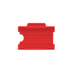 Plastic ID card holder Red