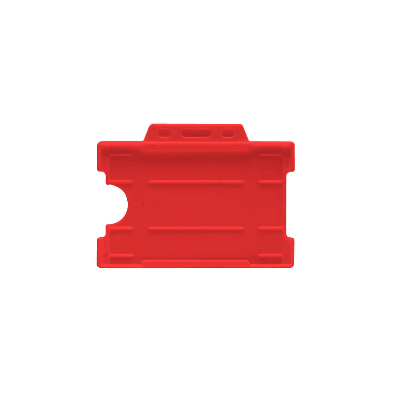 Plastic ID card holder Red