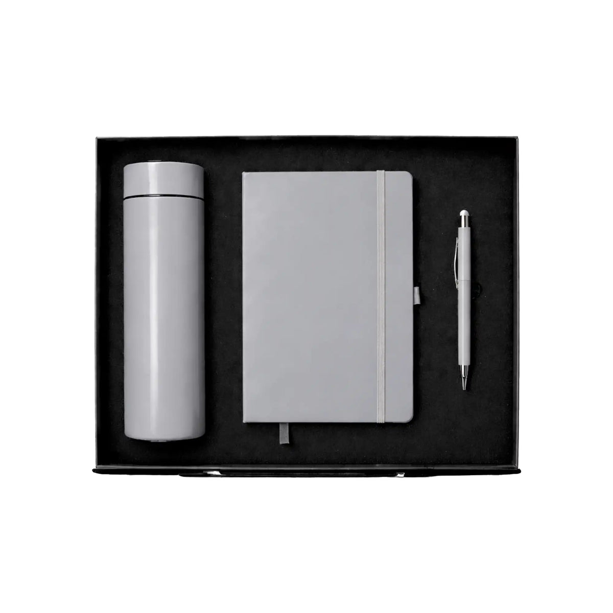 Classic corporate gift set notebook pen insulated bottle UAE events