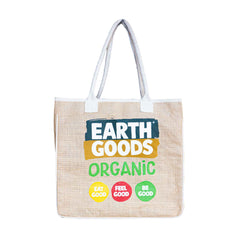 Laminated Jute bag with velcro