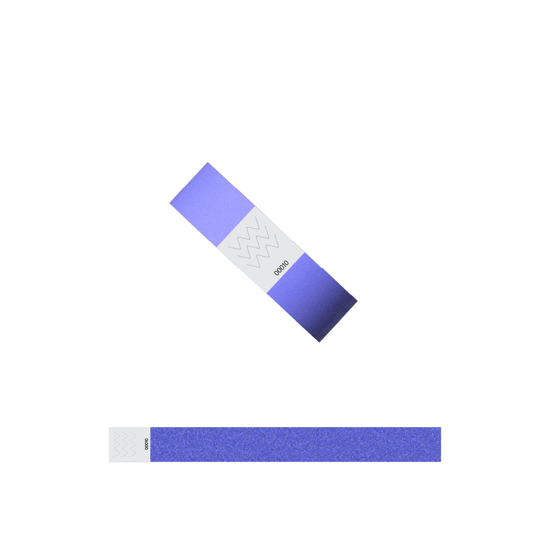 Tyvek Wrist Band Blue