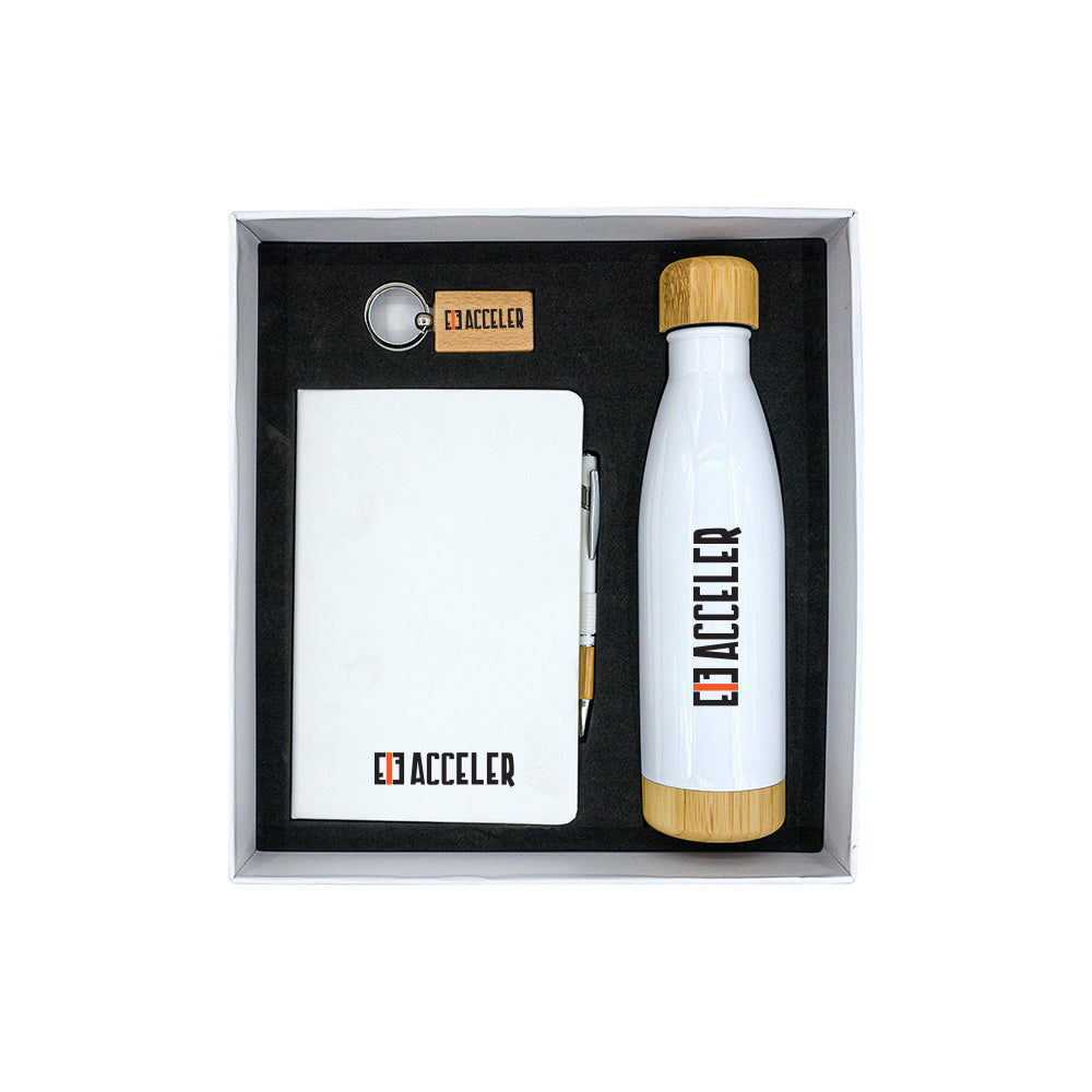 Promotional Giftset with Insulated Bottle and PU Notebook