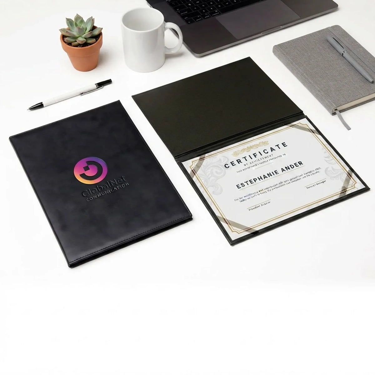 Certificate Holder Black