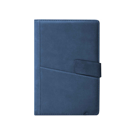 Leather Notebook with Pocket Blue