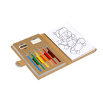 Eco Drawing Book with Color Pencils, Sharpener and Eraser