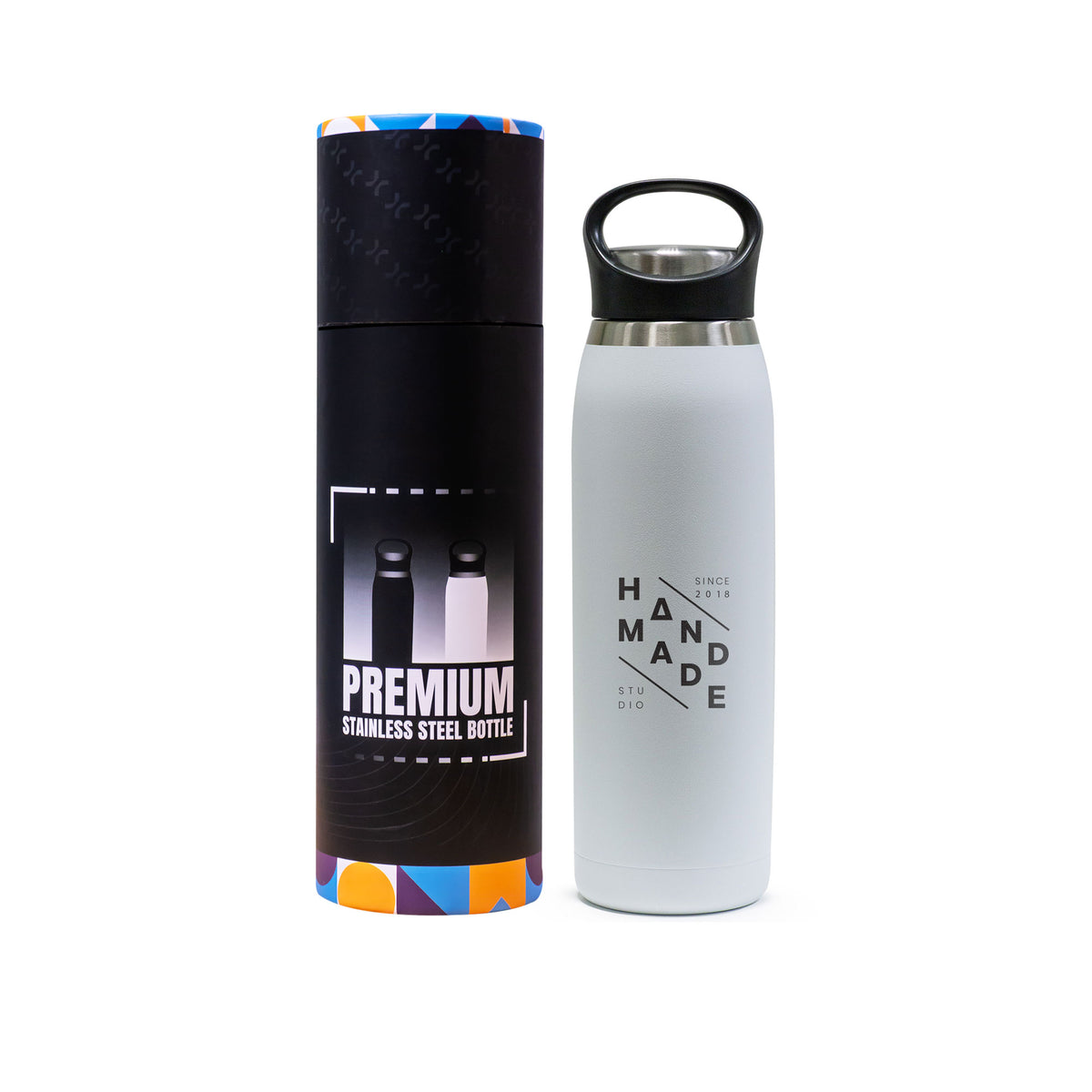 Double Wall Stainless Steel Bottle with Handle