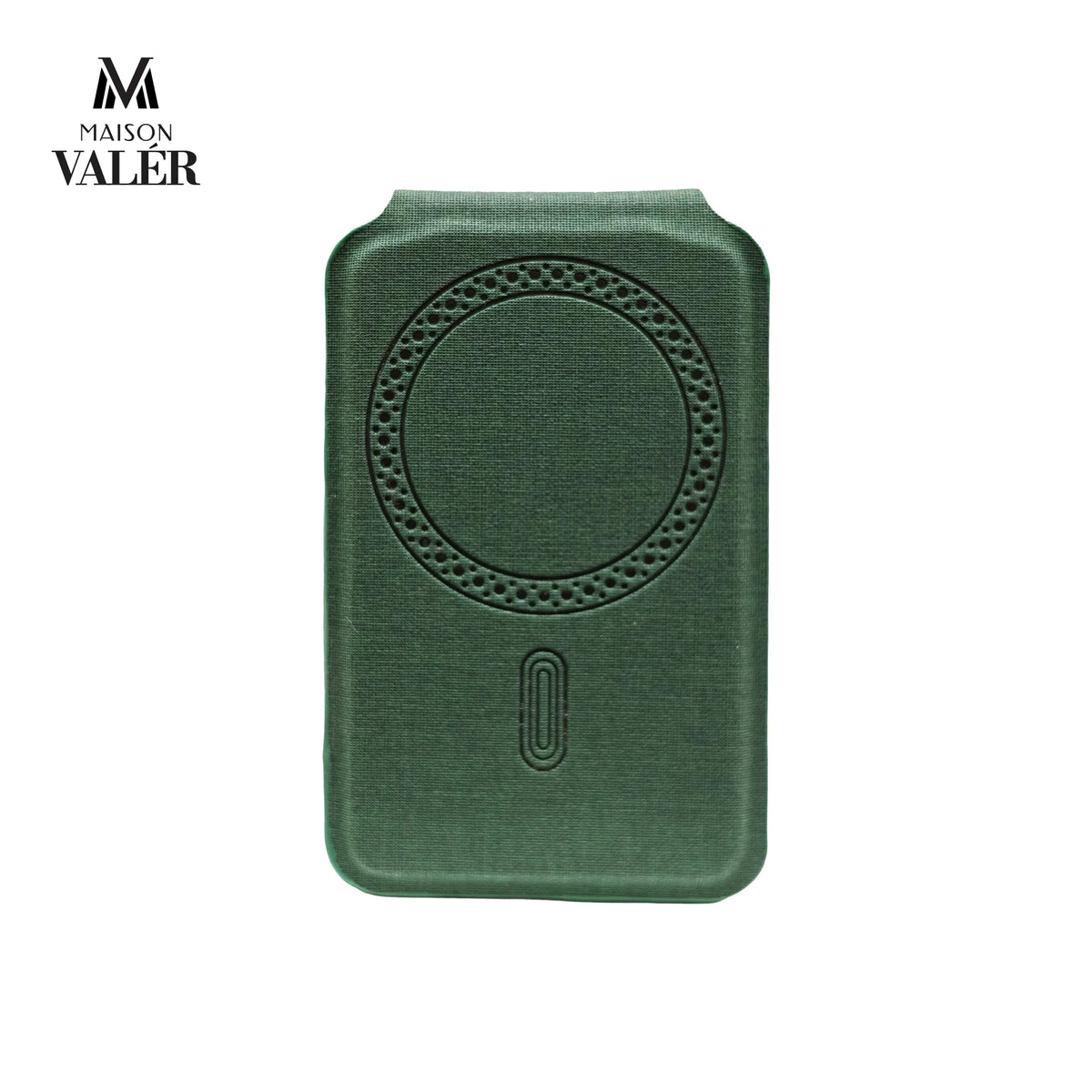 MirrFold premium leather magnetic foldable wallet card holder custom logo corporate gift UAE