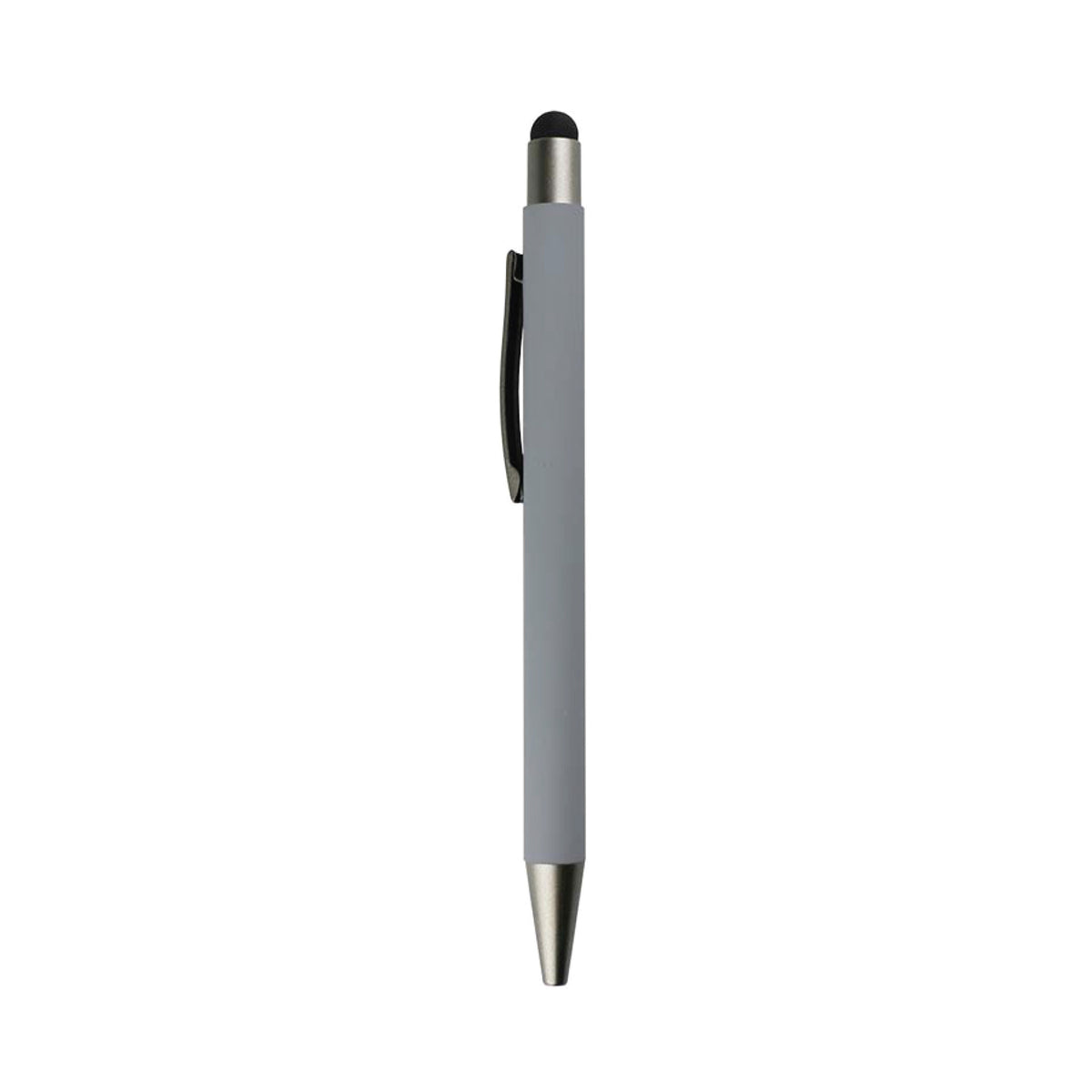 Metal pen with color stylus gray
