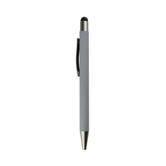 Metal pen with color stylus gray