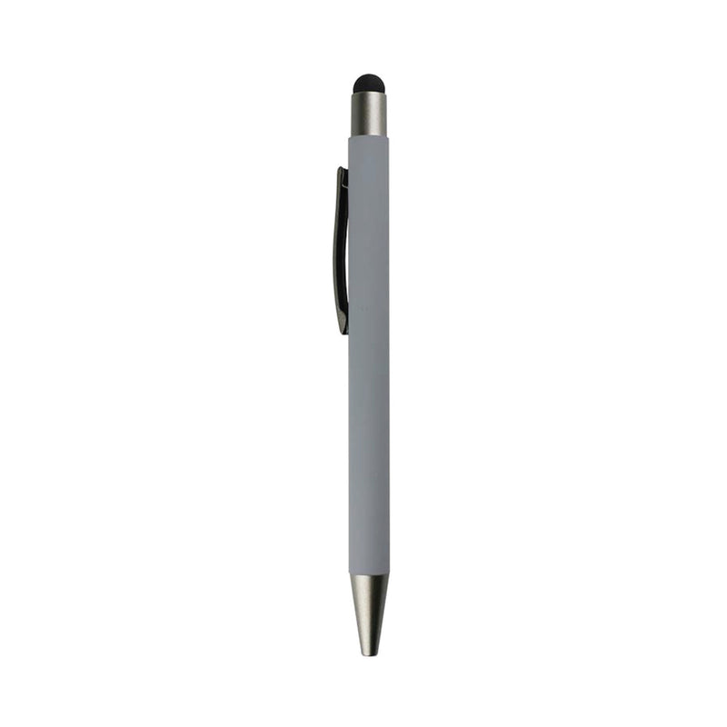 Metal pen with color stylus gray