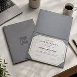 Certificate Holder Gray