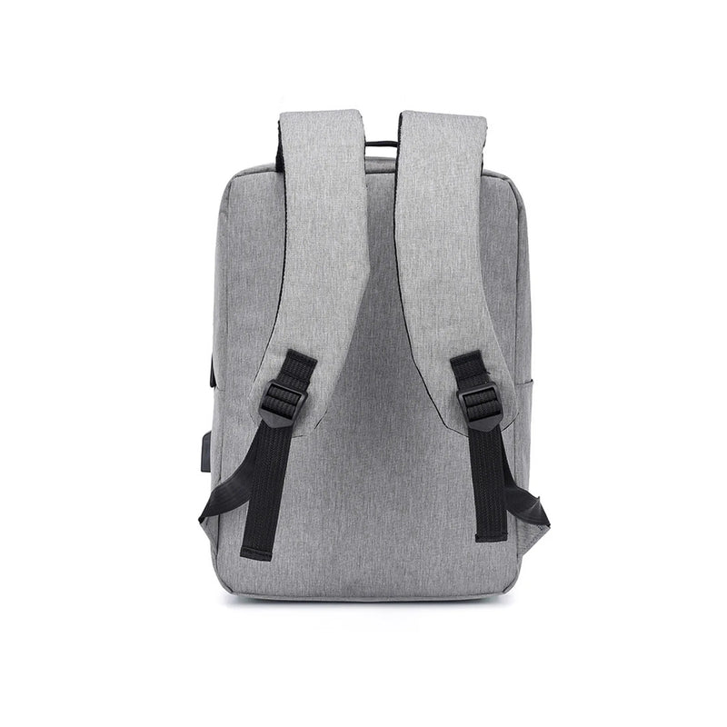 Backpack with USB Charging Point Gray