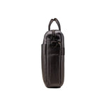 Premium black executive laptop bag with padded protection and luxury business travel design