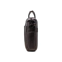 Premium black executive laptop bag with padded protection and luxury business travel design