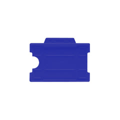 Plastic ID card holder Blue