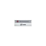 Name Badge with Pin Silver