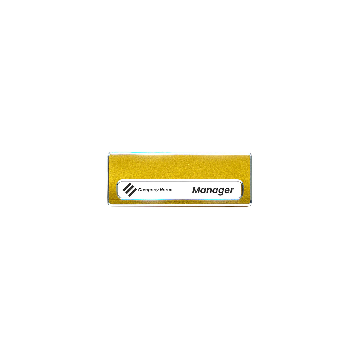 Gold Badge with pin