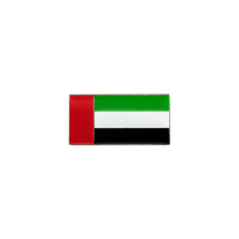 UAE National Day Rectangle Badge – 4x2 cm metal enamel pin