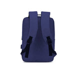 Backpack with USB Charging Point Blue