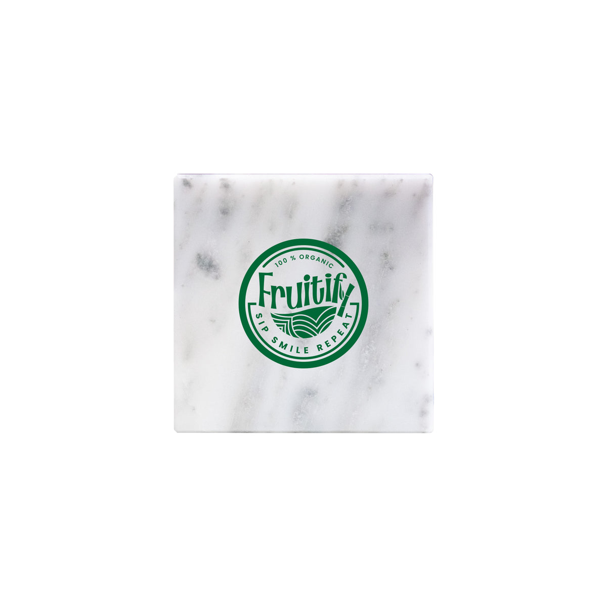 White Marble Square Coaster