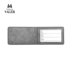 The Identifier premium leather luggage tag custom logo corporate travel gift UAE