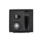 Urban Steel Duo black cup saucer stainless bottle corporate gift UAE