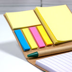 A6 Craft Notebook with Pen and Post-it Black