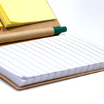 A6 Craft Notebook with Pen and Post-it Green