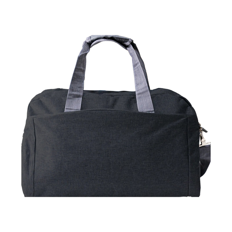 Duffle Bag with front and side pocket Black