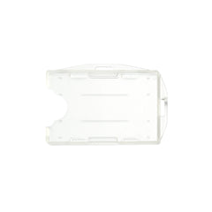 Plastic ID 2 side card holder White