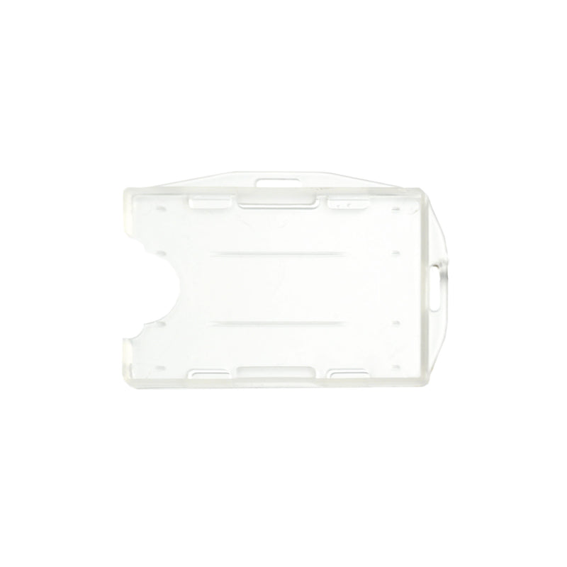 Plastic ID 2 side card holder White