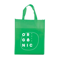 Non Woven bag with front pocket Green