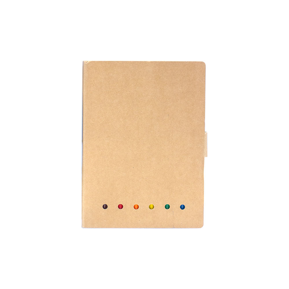 Eco Drawing Book with Color Pencils, Sharpener and Eraser