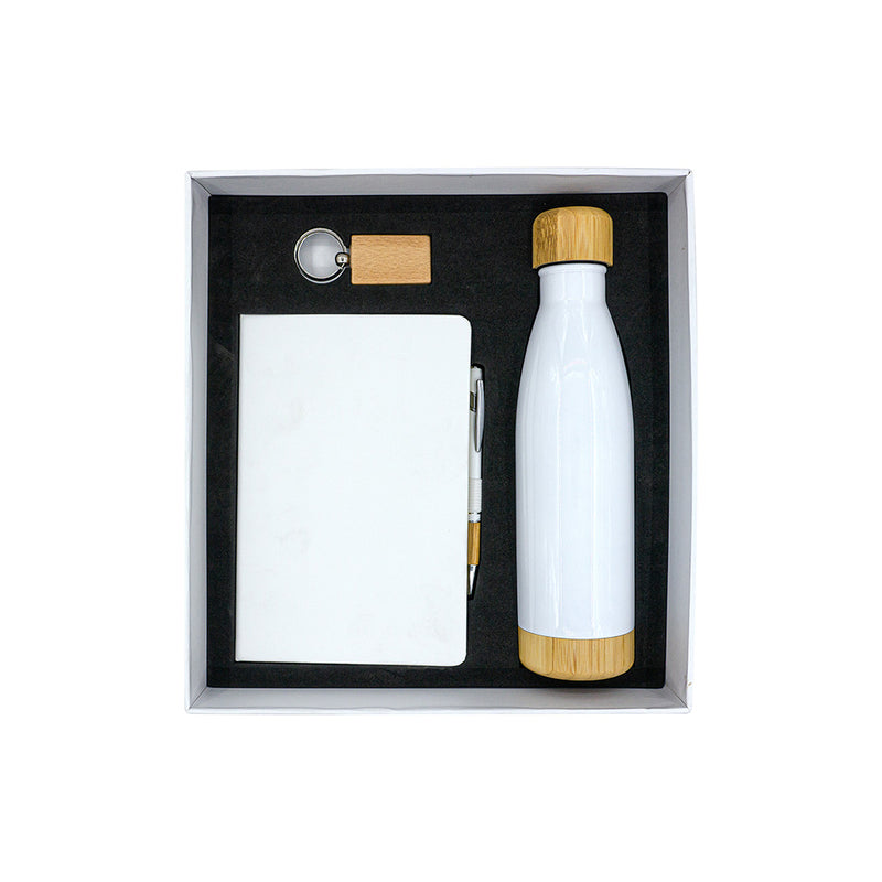 Promotional Giftset with Insulated Bottle and PU Notebook
