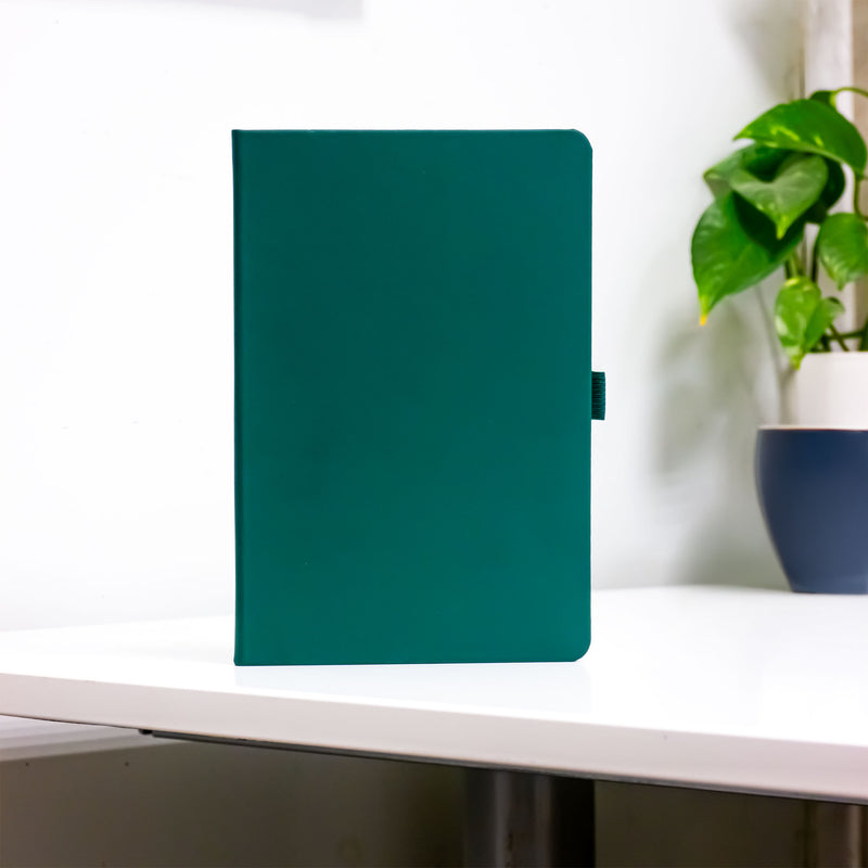 PU Notebook Dark Green
