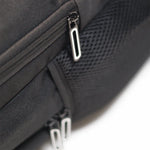 Black Nexbak business laptop backpack, front view