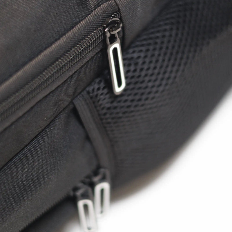 Black Nexbak business laptop backpack, front view