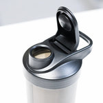 Customizable 700 ml sports protein shaker with mixing ball and flip‑top lid