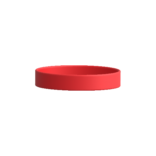 Silicon Wrist Band Red