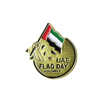 Metal Badge For Flag Day - 3 x 3 x 0.2 cm
