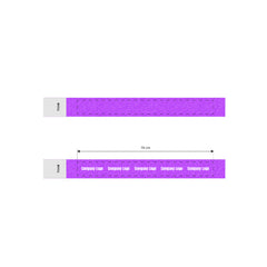 Tyvek Wrist Band Purple
