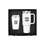 Frost Duo white stainless thermal mug tumbler drinkware corporate gift UAE