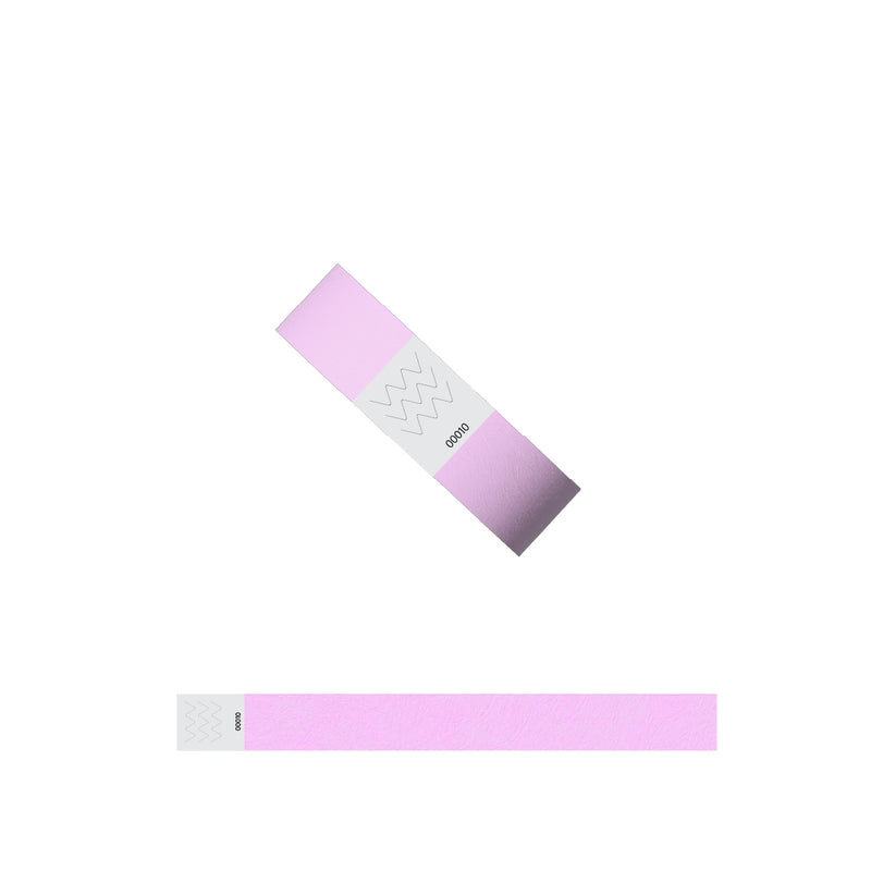 Tyvek Wrist Band Pink