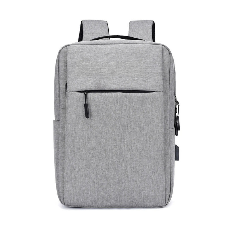 Backpack with USB Charging Point Gray