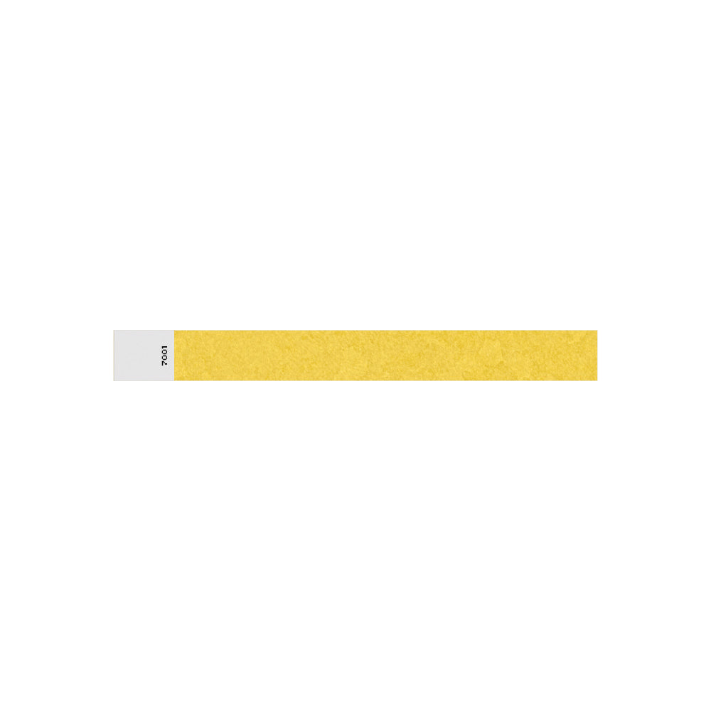 Tyvek Wrist Band Gold