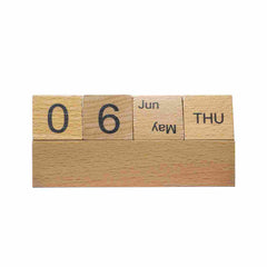 Bamboo Desk Calendar
